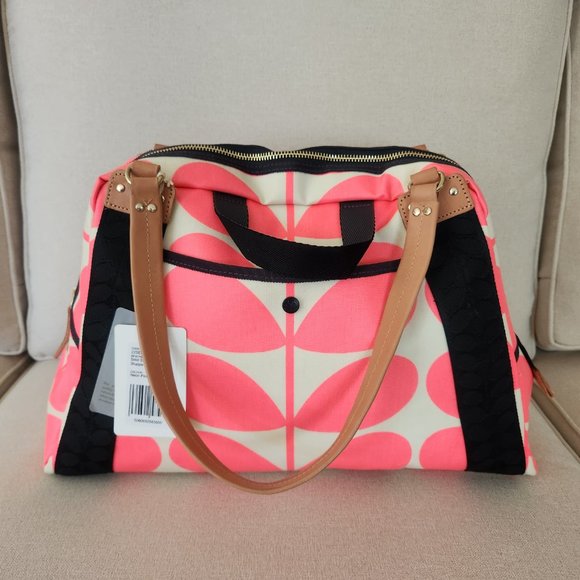 Orla Kiely Bags Nwt Rare Sharpie Shoulder Bag In Neon Pink Orla